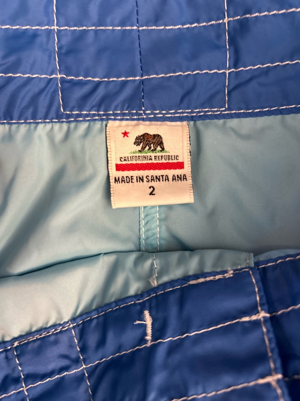 Vintage Birdwell Royal Blue Women's Boardshorts Size 2 - Picture 8 of 11